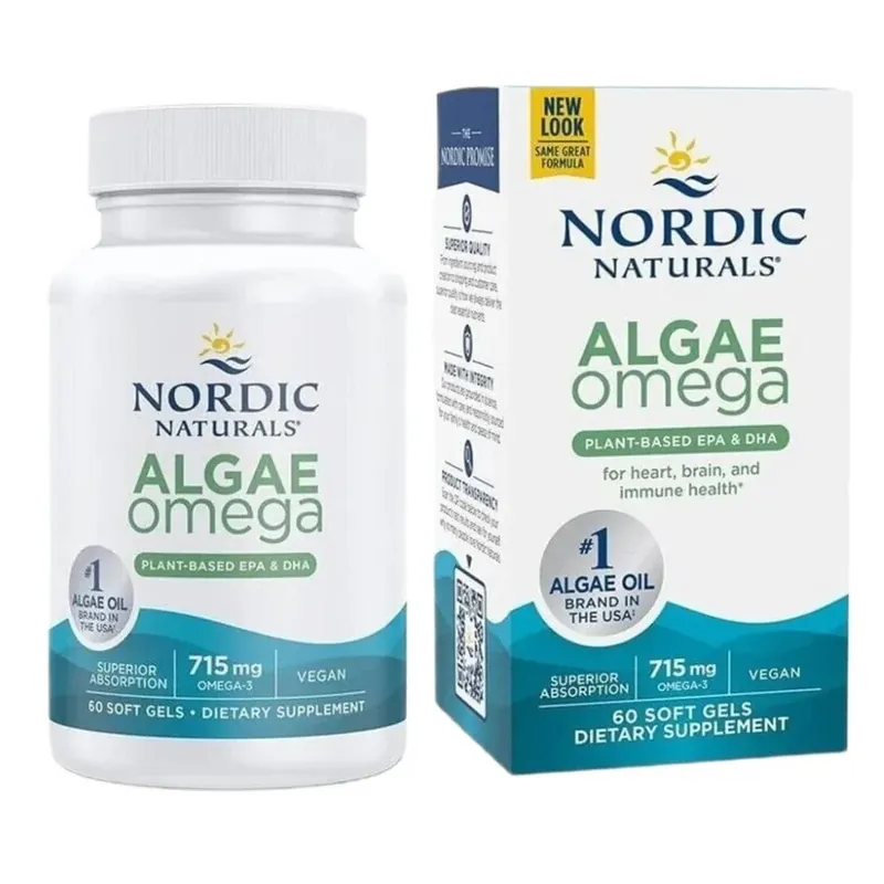 Nordic Naturals Algae Omega 715 mg - 60 Softgels Exclusive Offer