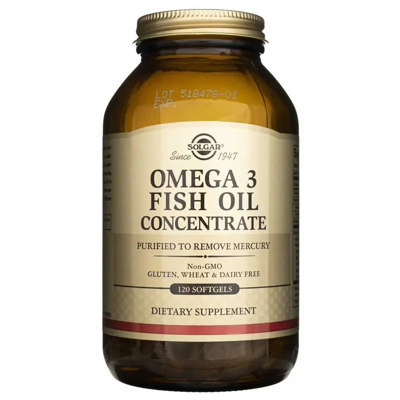 Top Pick Solgar Omega-3 Fish Oil Concentrate - 120 Softgels