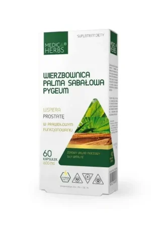 Weekend Sale Medica Herbs Willowherb Saw Palmetto Pygeum - 60 Capsules