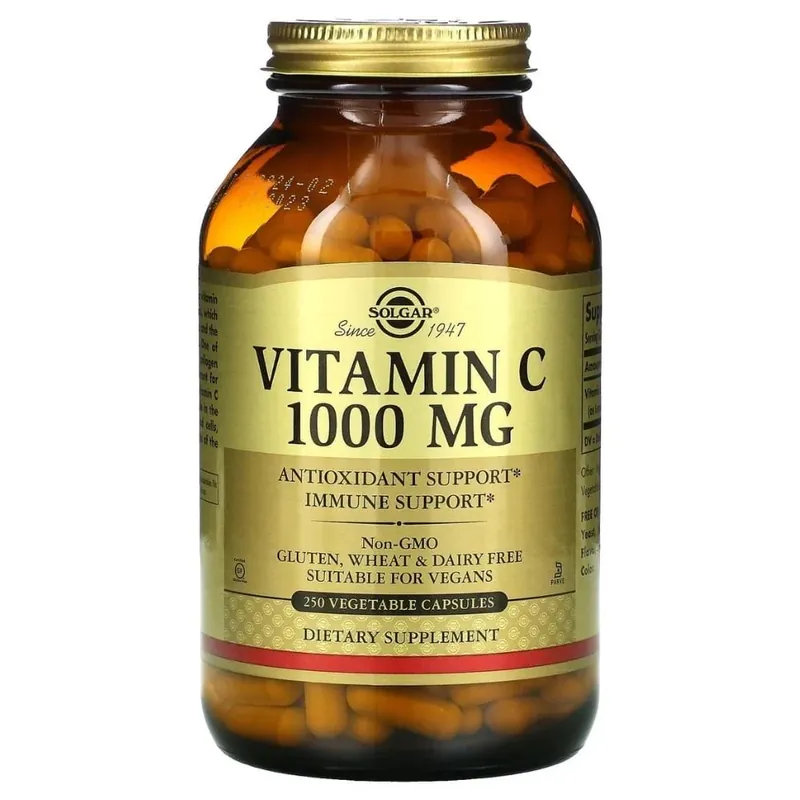 Flash Sale Solgar Vitamin C 1000 mg - 250 Veg Capsules