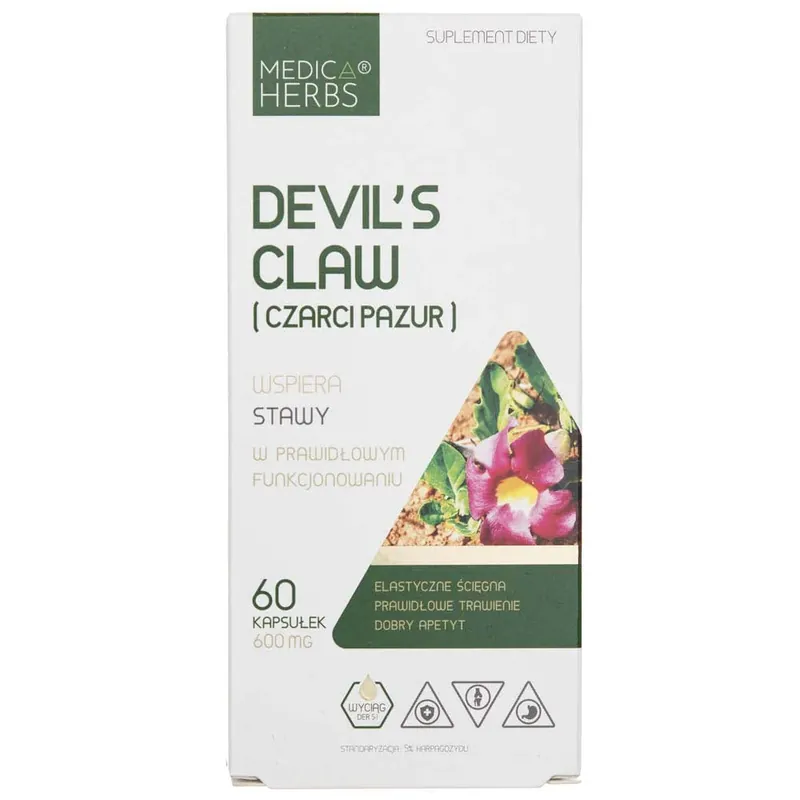 Medica Herbs Devil‘s Claw 600 mg - 60 Capsules Holiday Sale