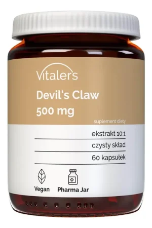 Vitaler‘s Devil‘s Claw 500 mg - 60 Capsules Limited Time