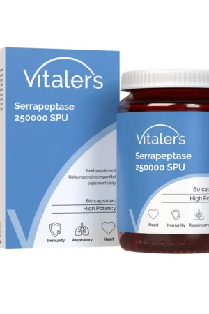 Vitaler‘s Serrapeptase 250000 SPU - 60 Capsules Exclusive Offer