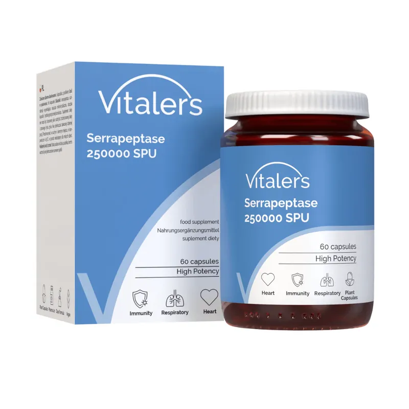 Vitaler‘s Serrapeptase 250000 SPU - 60 Capsules Exclusive Offer