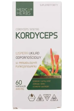 Medica Herbs Cordyceps 600 mg - 60 Capsules Today Only