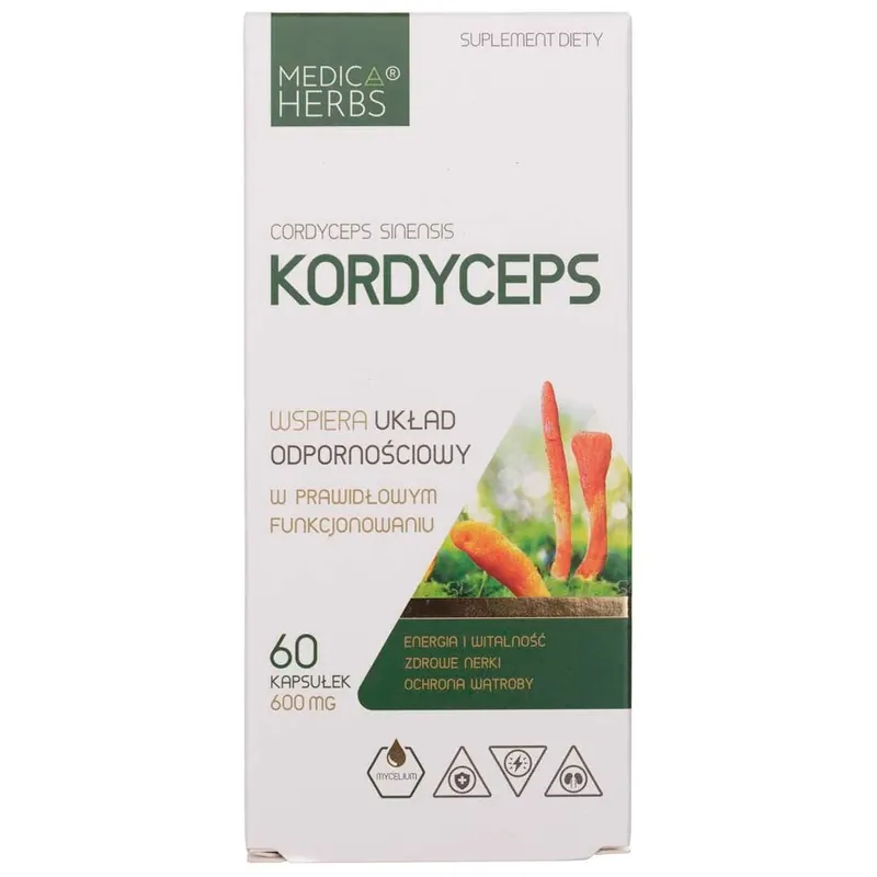 Medica Herbs Cordyceps 600 mg - 60 Capsules Today Only