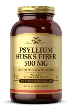 Cheap Solgar Psyllium Husks Fiber 500 mg - 200 Veg Capsules