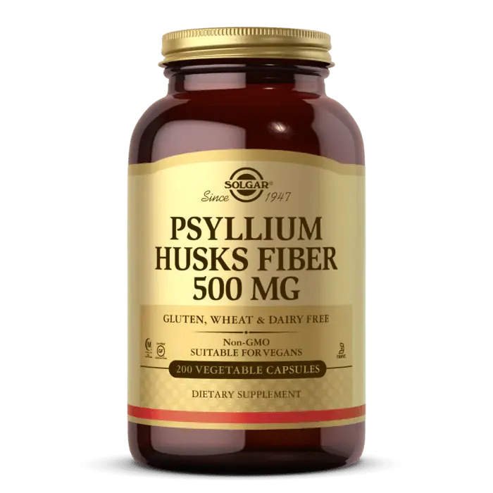 Cheap Solgar Psyllium Husks Fiber 500 mg - 200 Veg Capsules