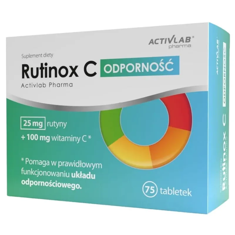 Activlab Pharma Rutinox C Immunity - 75 Tablets Express Delivery