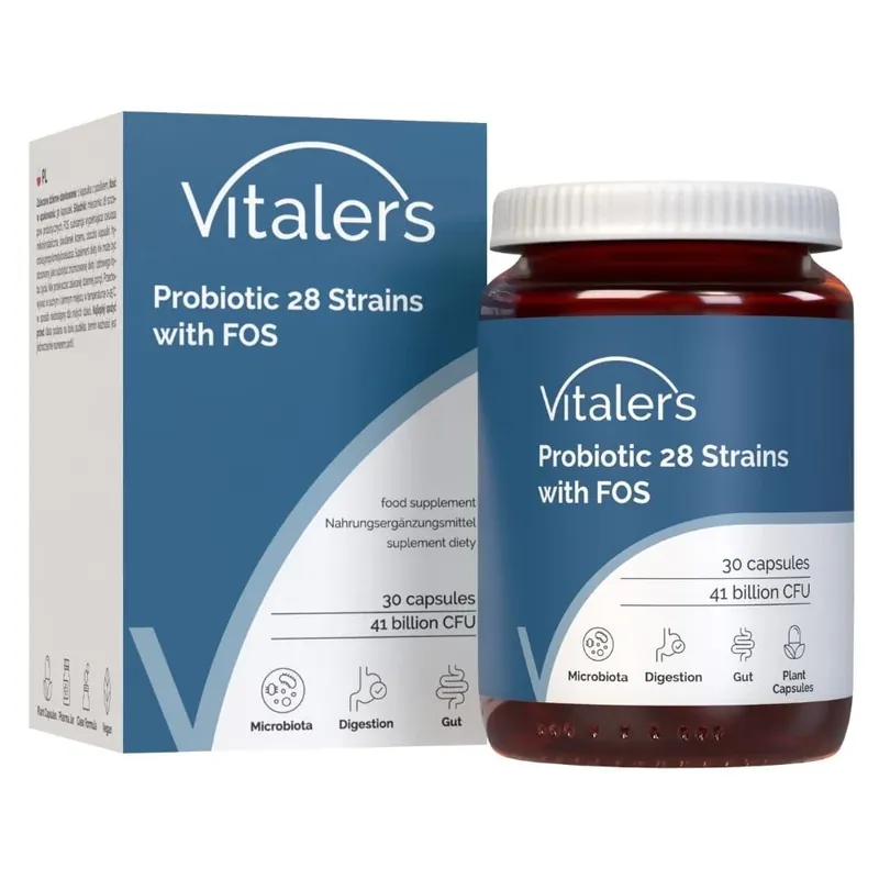 Price Drop Vitaler‘s Probiotic 28 Strains with FOS - 30 Capsules