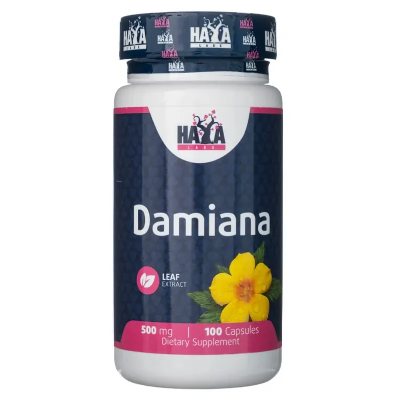 Haya Labs Damian 500 mg - 100 Capsules Seasonal Sale