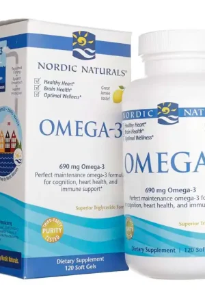 Best Choice Nordic Naturals Omega-3 690 mg, Lemon - 120 Softgels