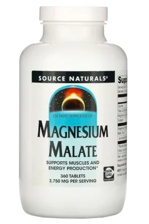 Source Naturals Magnesium Malate 3750 mg - 360 Tablets Buy Direct
