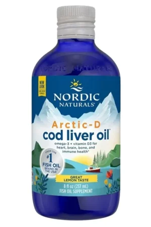 Super Sale Nordic Naturals Arctic-D Cod Liver Oil, lemon flavour - 237 ml