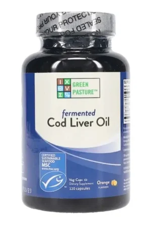 Green Pasture Fermented Cod Liver Oil, Orange - 120 Capsules Grab Now