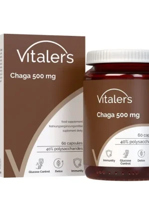 Trusted Brand Vitaler‘s Chaga 500 mg - 60 Capsules