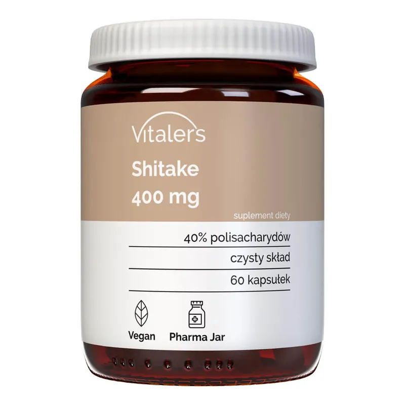 Vitaler‘s Shiitake 400 mg - 60 Capsules Trusted Brand