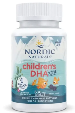 Trending Nordic Naturals Children‘s DHA Xtra, Berry Punch - 90 Capsules