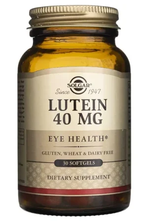Certified Solgar Lutein 40 mg - 30 Softgels