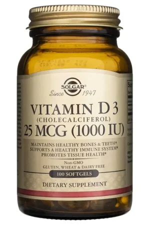 Cheap Solgar Vitamin D3 25 mcg (1000 IU) - 100 Softgels