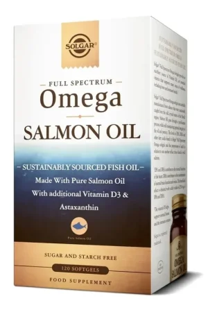 Hot Deal Solgar Full Spectrum Omega Salmon Oil - 120 Softgels