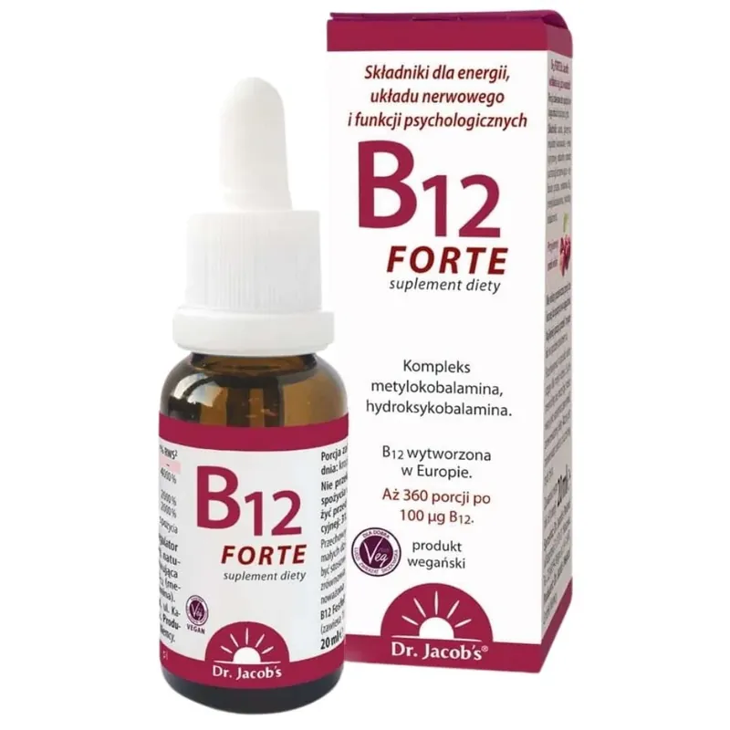 Dr. Jacob‘s Vitamin B12 Forte - 20 ml Direct From Factory