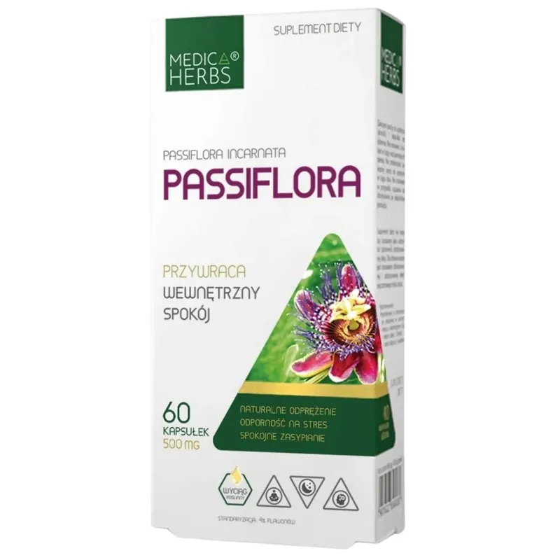 Medica Herbs Passionflower 500 mg - 60 Capsules Affordable