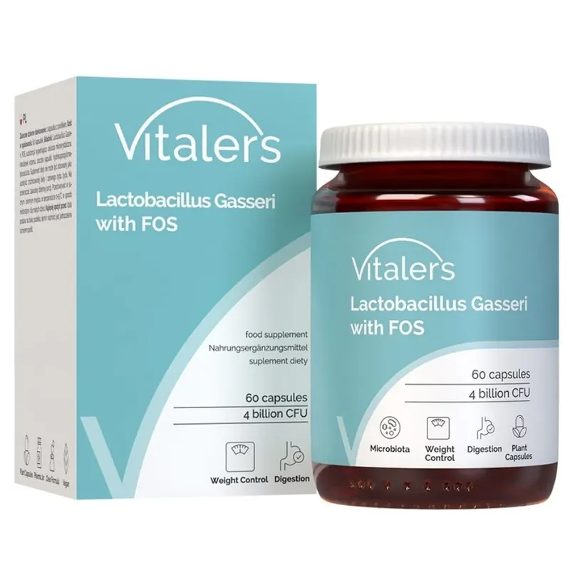 Crafted Vitaler‘s Lactobacillus Gasseri with FOS (Probiotic) - 60 Capsules