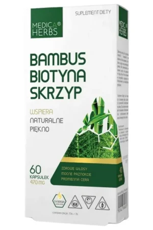Buy Online Medica Herbs Bamboo Biotin Horsetail - 60 Capsules