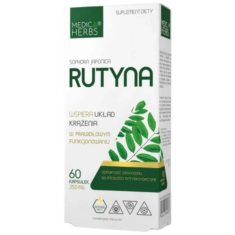 Medica Herbs Rutin 350 mg - 60 Capsules Fan Favorite