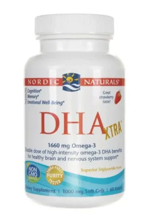 Mega Sale Nordic Naturals DHA Xtra, strawberry flavour - 60 Softgels