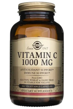 Solgar Vitamin C 1000 mg - 100 Veg Capsules Weekend Sale