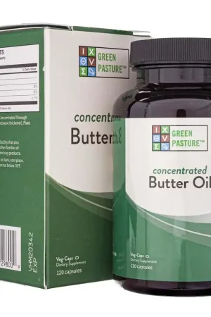 Premium Green Pasture Concentrated Butter Oil - 120 Capsules