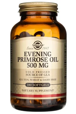 Hassle-Free Returns Solgar Evening Primrose Oil 500 mg - 180 Softgels