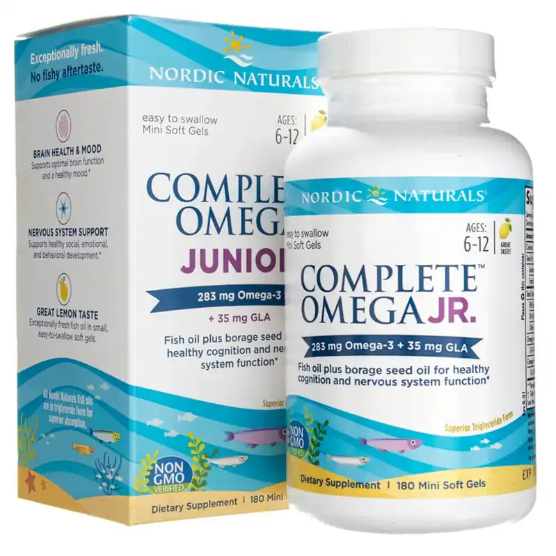 Nordic Naturals Complete Omega Junior Lemon - 180 Softgels Sale