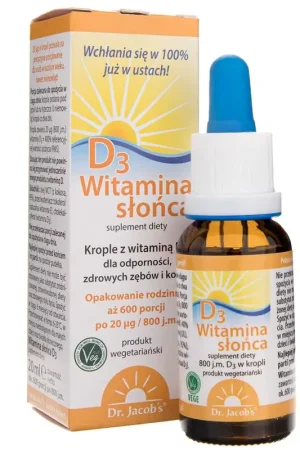 Dr. Jacob‘s Vitamin D3, drops 800 IU - 20 ml Factory Price