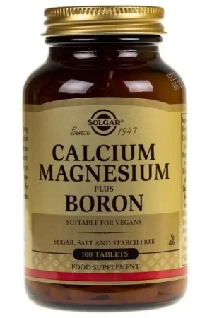 Buy Online Solgar Calcium Magnesium Plus Boron - 100 Tablets