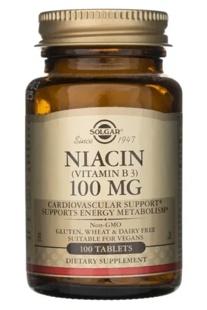Affordable Solgar Niacin (Vitamin B3) 100 mg - 100 Tablets