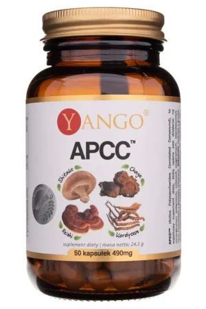 Yango APCC™ - Reishi, Shitake, Cordyceps, Chaga - 50 Capsules Super Sale