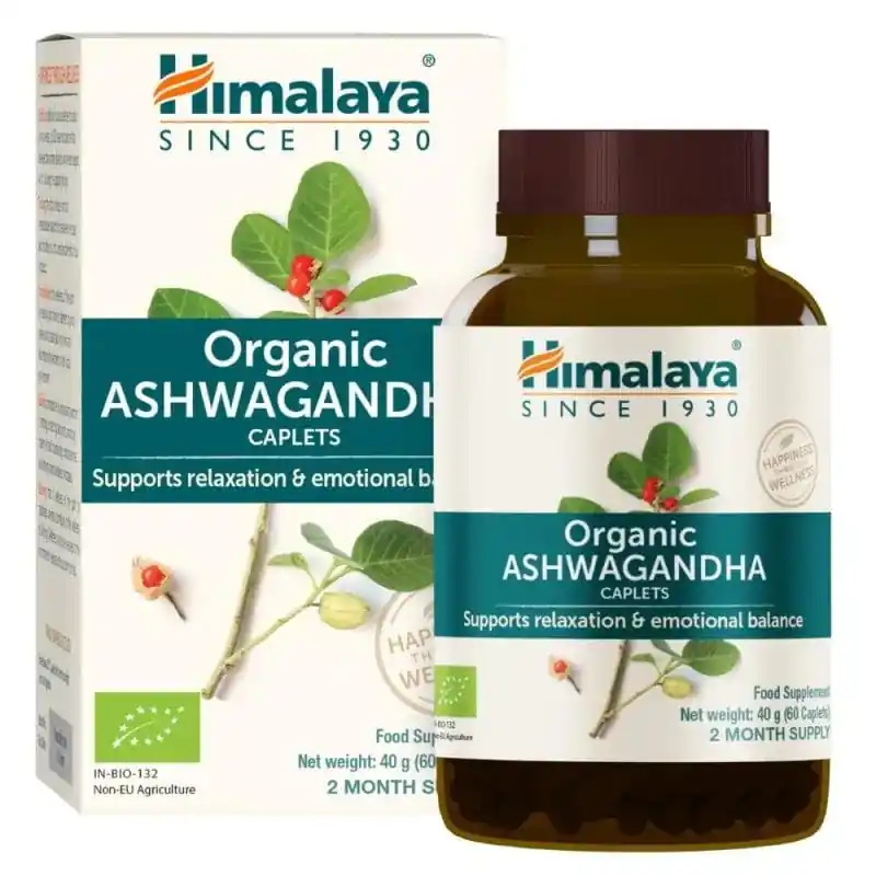 Himalaya Organic Ashwagandha - 60 Tablets Best Seller