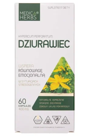 Genuine Medica Herbs St. John‘s Wort 400 mg - 60 Capsules