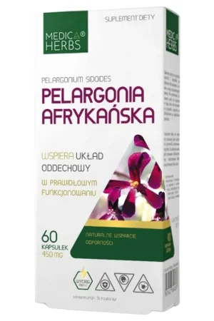Medica Herbs African Pelargonium 450 mg - 60 Capsules Hot Picks