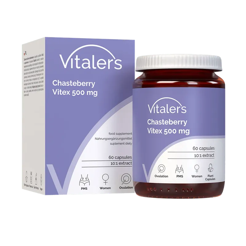 Seasonal Sale Vitaler‘s Chasteberry Vitex 500 mg - 60 Capsules