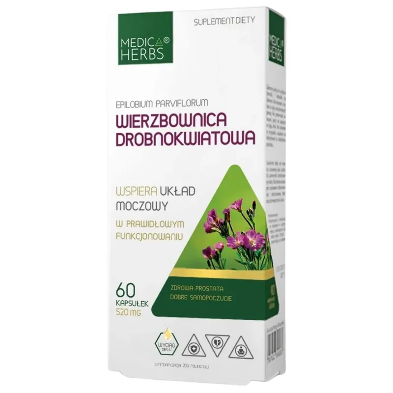 Shop Now Medica Herbs Small-Flowered Willow 520 mg - 60 Capsules