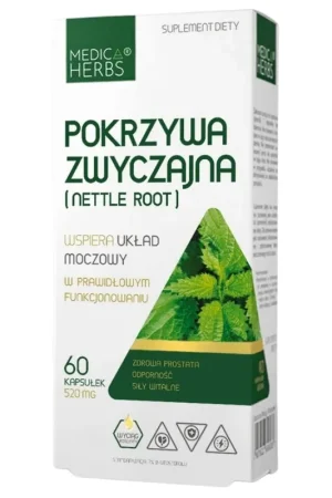 Medica Herbs Common Nettle Root 520 mg - 60 Capsules Order Now