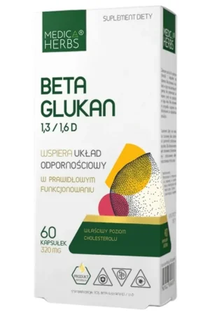 Authentic Medica Herbs Beta Glucan 1.3/1.6 D (Brewer‘s Yeast) - 60 Capsules
