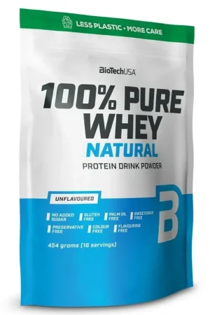 BioTech USA 100% Pure Whey Natural, Unflavoured - 454 g Place Order