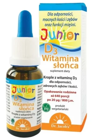 Dr. Jacob‘s Vitamin D3 Junior, Drops - 20 ml High Quality