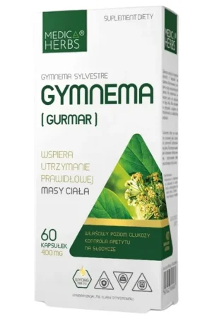 New Arrival Medica Herbs Gymnema (Gurmar) 400 mg - 60 Capsules