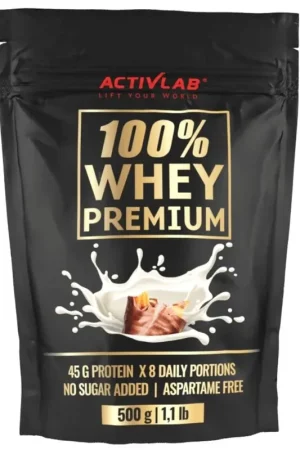 Activlab 100% Whey Protein Premium, Caramel with Chocolate - 500 g High Quality